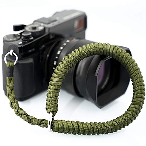 AJART Camera Wrist Strap (Green) Paracord Camera Hand Strap