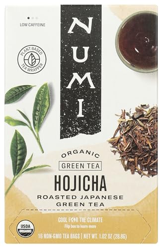 NUMI Organic Roasted Green Tea, 16 CT