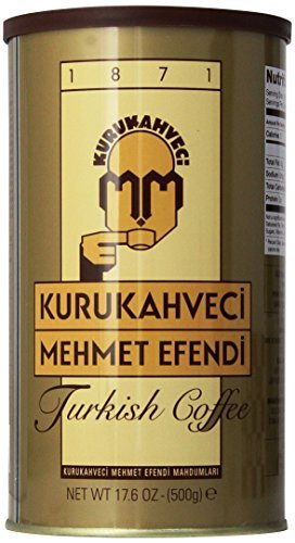 Kurukahveci Mehmet Efendi Turkish Coffee, 17.6 Ounce (Pack of 2)