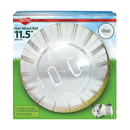 Kaytee 11.5' Clear Run-About Exercise Ball For Pet Rats & Chinchillas