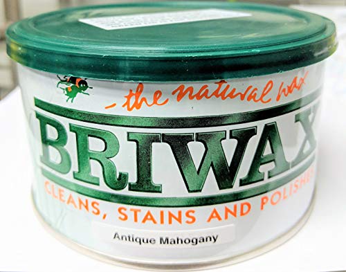 Briwax (Antique Mahogany) Furniture Wax Polish, Cleans, stains, and polishes.