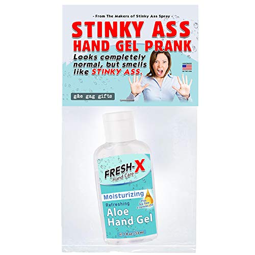 Stinky Hand Gel Prank - 2 oz - Looks Normal But Smells Like Horrible - Hand Gel - Smells Gross - Funny Gag - Great New Prank