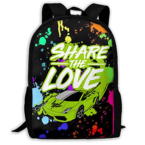 Fashion Share_The_Stephen_Love Backpack Water Resistant College Student Rucksack Daypacks Schoolbag For Boys Girls
