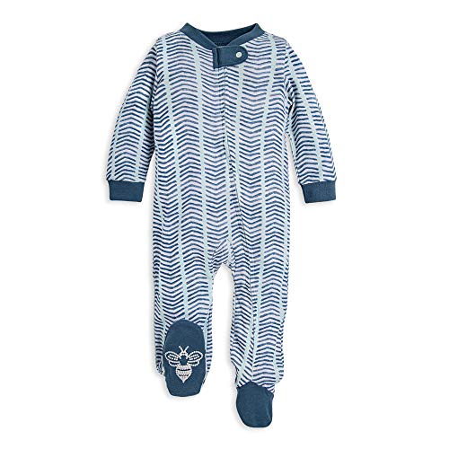 Sleep and Play PJs, 100% Organic Cotton One-Piece Zip Front Romper Jumpsuit Pajamas