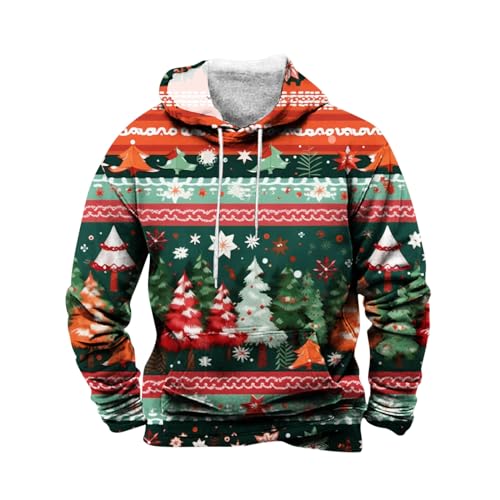 Dademeo Personalized Gifts Hoodies for Men Pullover Graphic Hoodies Fall Winter Heavy Weight Trendy Sweatshirt Comfy Warm Hooded Sweatshirt