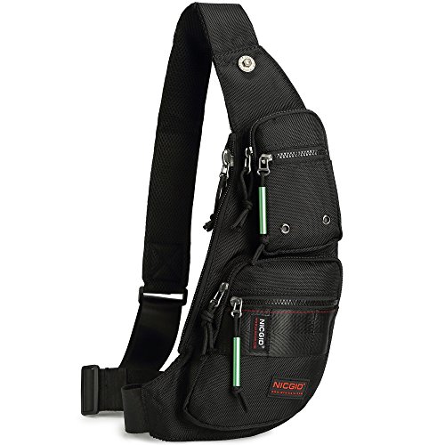 NICGID Sling Bag Chest Shoulder Backpack Crossbody Bags for Men Women