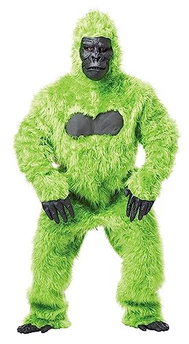 California Costumes Men's Full Gorilla Suit Costume, Green, One Size