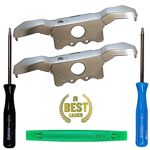 SOSS GAMING 2023 Upgraded Bumpers Replacement Kit - Ultra Durable Version - Comes with T6 T8 Screwdriver Repair and Fix - For Xbox One Elite Series 1 Controllers - LB RB Button Triggers Parts
