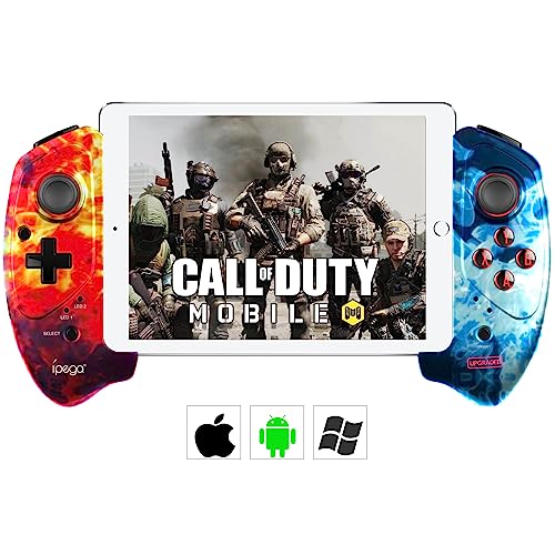 Joso Game Controller for iPad, Tablet (11'), Direct Play, Bluetooth Controller Gamepad for Android, Galaxy Z Fold4, Z Flip4, Galaxy S23 S22 21Ultra, Fire HD 10, 8, iPhone 14 13 Pro Max, COD