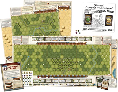 Memoir '44 Through Jungle and Desert Board Game EXPANSION | Historical Miniatures Battle Game for Adults and Kids | Ages 8+ | 2 Players | Average Playtime 30-60 Minutes | Made by Days of Wonder