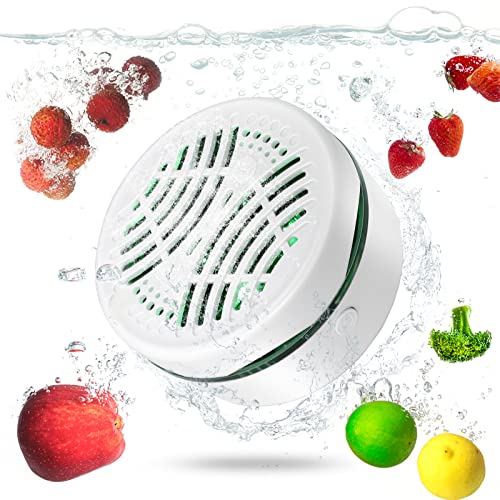 Fruit and Vegetable Washing Machine, USB Wireless Fruit Cleaner Device, Deeply Cleans Fresh Produce, Vegetable Purifier with OH-ion Purification Technology for Home Indoor Outdoor Camping