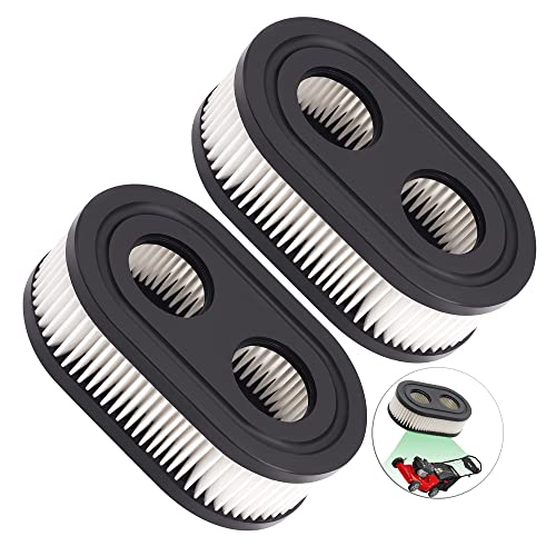 593260 Air Filter 593260 798452 334404 Air Cleaner Cartridge Filter, Lawn Mower Air Cleaner Replacement Filters for 4247 5432 5432k 09P00 09P702 550E 500EX 550EX 625 575EX Series Engine (2Pcs)