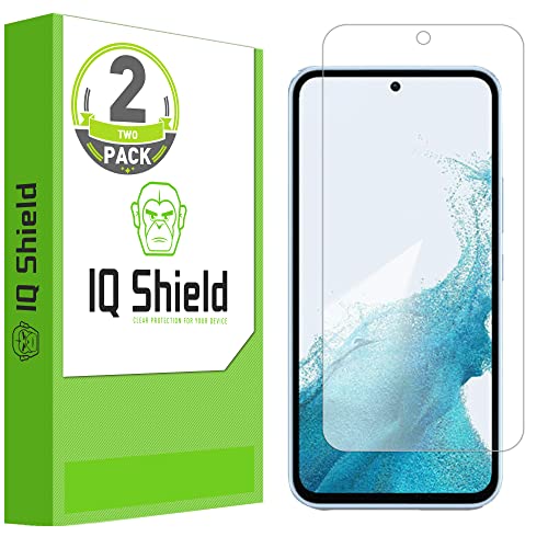 IQShield Screen Protector Compatible with Samsung Galaxy A54 (2-Pack) Anti-Bubble Clear TPU Film