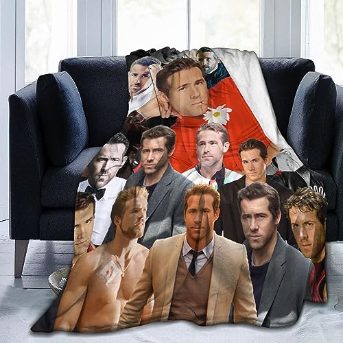 Soft Reynolds Blanket Cozy Throw Blankets Flannel Blankets for Ryan Couch Bed Living Room 40' x 50'