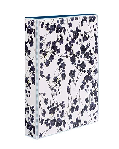 Avery Mini Durable 3 Ring Binder, 1' Round Rings, Holds 5.5' x 8.5' Paper, 1 Painted Floral Binder (18444)