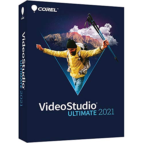 Corel VideoStudio Ultimate 2021 | Video Editing Software with Hundreds of Premium Effects | Slideshow Maker, Screen Recorder, DVD Burner [PC Disc] [Old Version]