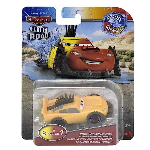 Disney Cars Toys Disney Cars Color Changers 2022 On The Road Rumbler Lightning McQueen