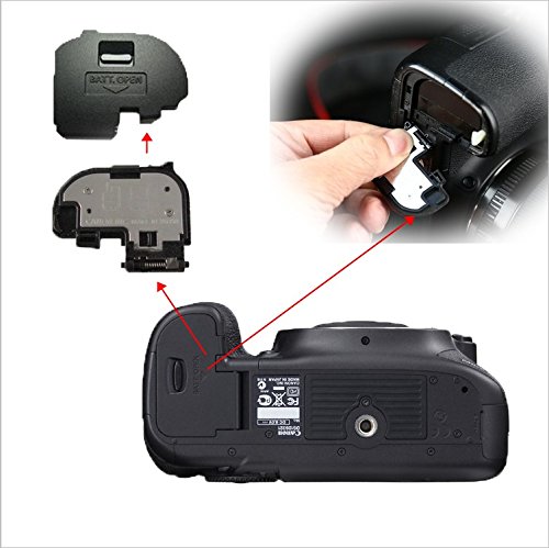 Replacement Camera Battery Cover Door Cap Lid Repair Part for Canon EOS 7D Digital Camera