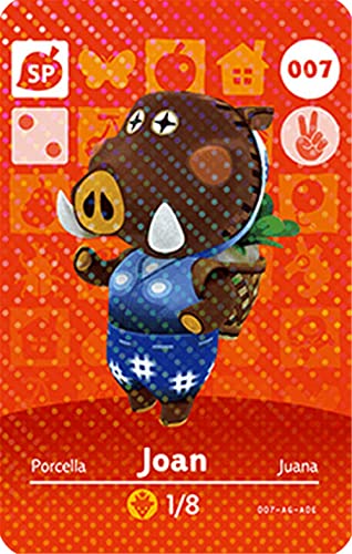 Joan- JORDEN Animal Crossing Happy Home Designer Amiibo Card - 007 By JORDEN