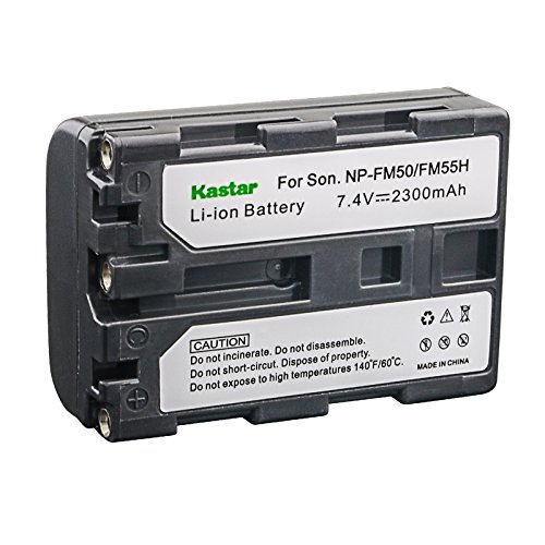 Kastar Battery for Sony NP-FM50 NP-FM30 NP-FM55H and Sony DSC-F707 DSC-F717 DSC-F828 DSC-S30 DSC-S50 DSC-S70 DSC-S75 DSC-S85 DSLR-A100 MVC-CD200 MVC-CD250 MVC-CD400 MVC-CD500 Video Walkman GV-D1000