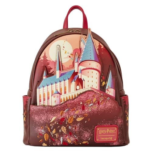 Loungefly Harry Potter Hogwarts Fall Leaves Mini Backpack