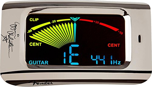 Fender Yngwie Malmsteen Signature Series FCT15C Clip-On Tuner for Electric Guitar, Acoustic Guitar, Bass Guitar, Mandolin, Banjo, and Violin