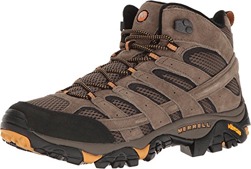 Merrell Men's Moab 2 Vent Mid Hiking Boot, Walnut, 9 M US