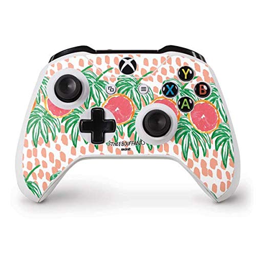 Skinit Decal Gaming Skin Compatible with Xbox One S Controller - Officially Licensed Bouffants and Broken Hearts Graphic Grapefruit Design