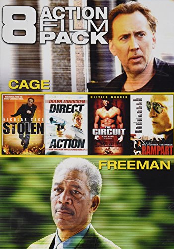 8 Action Film Pack (Stolen / Direct Action / The Circuit / Rampart / Wake of Death / The Contract / Avenging Angelo / Lost City Raiders)