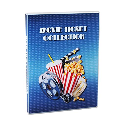 UniKeep Movie Ticket Collection Case with Acid-Free Pages and Integrated Binder Rings
