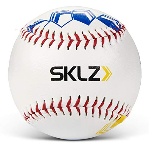 SKLZ Pitch Training Baseball with Finger Placement Markers, White, 1