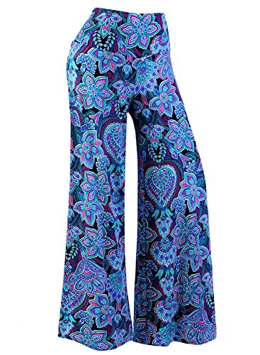 Arolina Women's Stretchy Wide Leg Palazzo Lounge Pants Casual Comfy High Waist Palazzo Pants