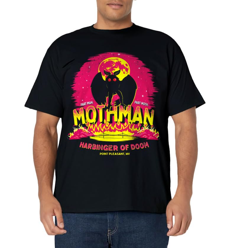 Mothman - Harbinger of Doom! Funny Cute Cryptid Creature Short Sleeve T-Shirt