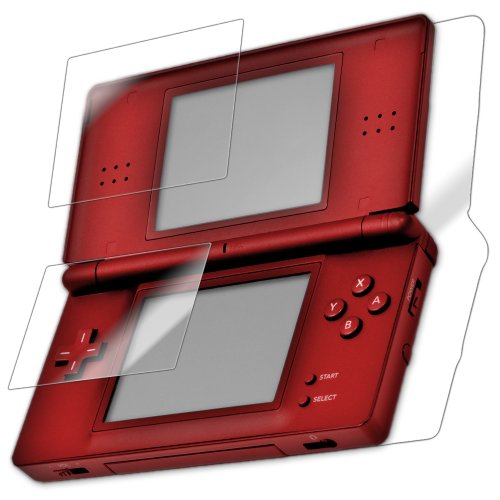 IQ Shield Full Body Skin Compatible with Nintendo DS Lite + LiQuidSkin Clear (Full Coverage) Screen Protector HD and Anti-Bubble TPU Film