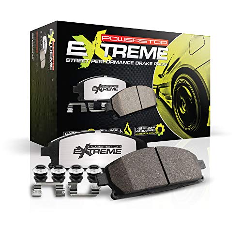 Power Stop Z26-6006 Z26 Street Warrior Front Carbon-Fiber Ceramic Brake Pads