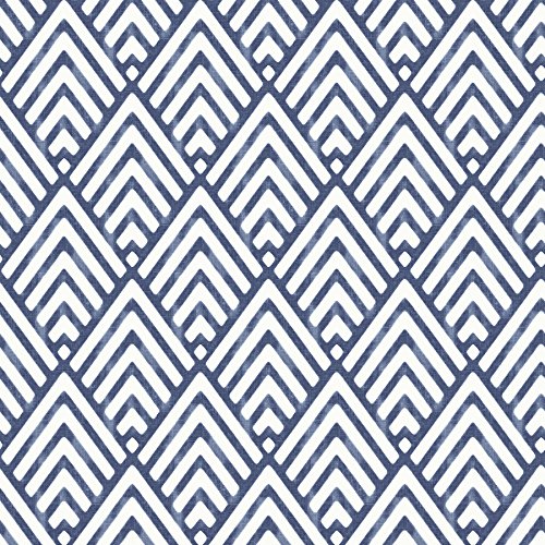 NuWallpaper NUS1701 Arrowhead Deep Peel & Stick Wallpaper, Blue