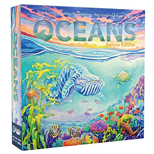 North Star Games - Evolution: Oceans Deluxe Edition Strategy Board Games for Adults - Adapt to Survive!