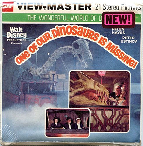 Disney - One of Our Dinosaurs is Missing - Walt Disney Productions - Movie - Classic ViewMaster Reels 3D - Unsold store stock - never opened