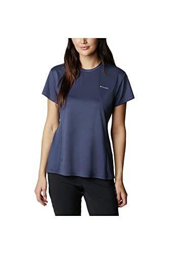 Columbia Women's Zero Ice Cirro-Cool Short Sleeve Shirt, Nocturnal, Large