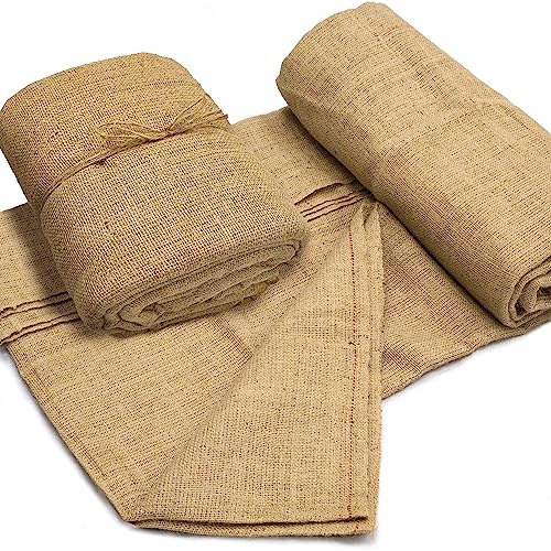 Burloptuous 40'x30 Feet Gardening Burlap Roll - Multipurpose Natural Burlap Fabric, High Density Jute Fiber Material for Decorations, Center Pieces for Home, Rustic Party Décor