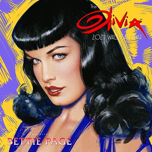 The Art of Olivia – 2024 Wall Calendar featuring Bettie Page