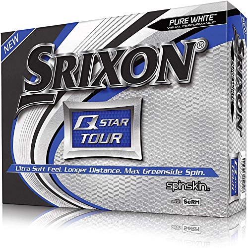 Srixon Q-Star Tour 3 Golf Balls, White (One Dozen)