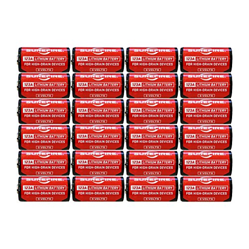 SureFire SF12-BB 123A 3-Volt CR123 Lithium Batteries - 24 Pack