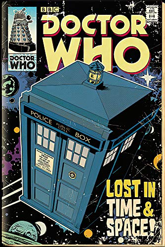 POSTER STOP ONLINE Doctor Who - TV Show Poster/Print (The Tardis - Comic) (Size 24' x 36')