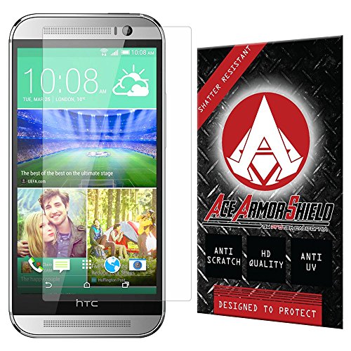 Ace Armor Shield Shatter Resistant Screen Protector for The HTC One M8 for Windows with Free Lifetime Replacement Warranty