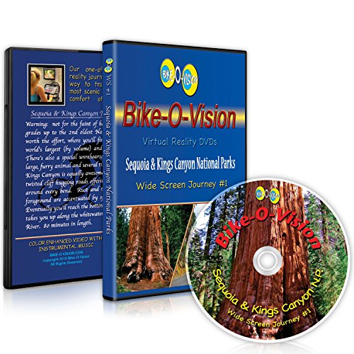 Bike-O-Vision - Virtual Cycling Journey - Sequoia & Kings Canyon National Parks - Perfect for Indoor Cycling and Treadmill Workouts - Cardio Fitness Video (Widescreen DVD #1)