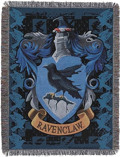 Northwest Woven Tapestry Throw Blanket, 48' x 60', Ravenclaw Crest