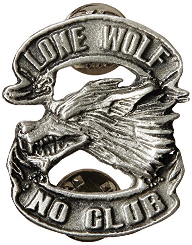 Hot Leathers PNA1048 Lone Wolf Pin