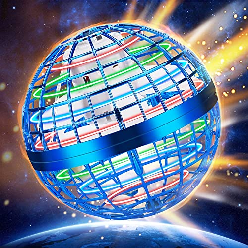 Flying Ball Toys,2024 Flying Orb Ball Toys 360°Rotating Hand Controlled Magic Led Lights Controller Toy Boomerang Fly Spinners for Kids Adults