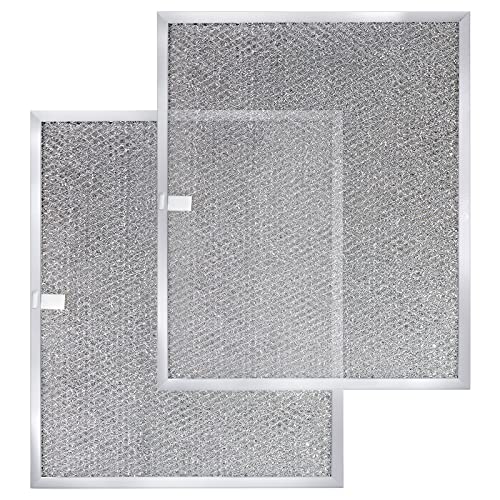 BPS1FA30 Range Hood Aluminum Filter 11-3/4' x 14-1/4' x 3/8' (2 Pack)by Beaquicy - Replacement for Bro-an, Nutone Mesh Aluminum Grease Range Hood -Replaces 99010299 S99010299 S99010305 AP3378953 8322